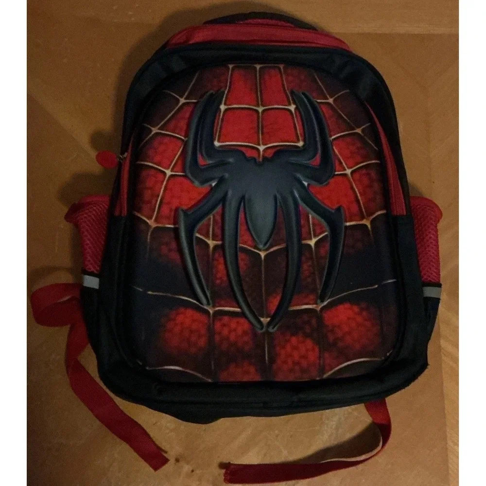 Spiderman 3D Backpack‎ Unisex School Book Bag 17